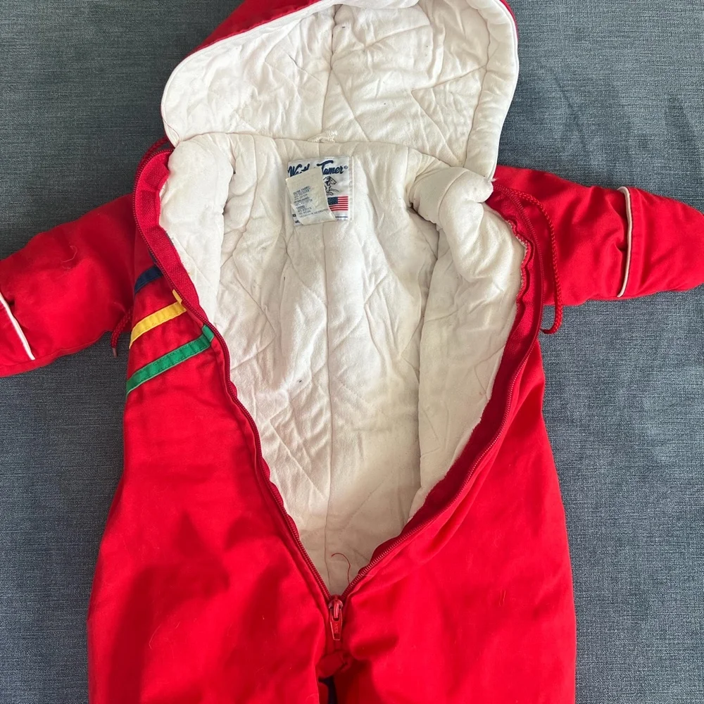 Vintage Baby Snowsuit Made in USA